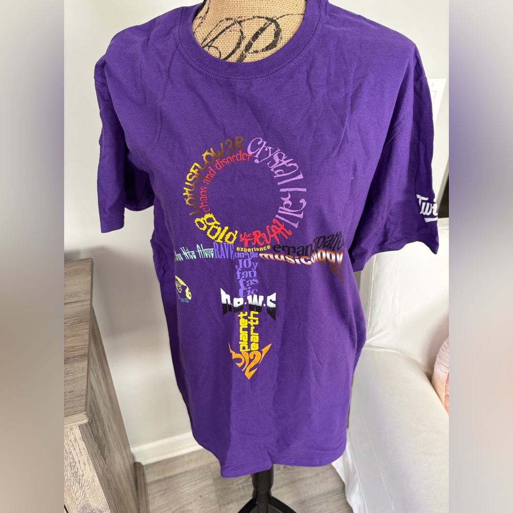 Prince Fruit of the Loom Rich Purple Tee xl